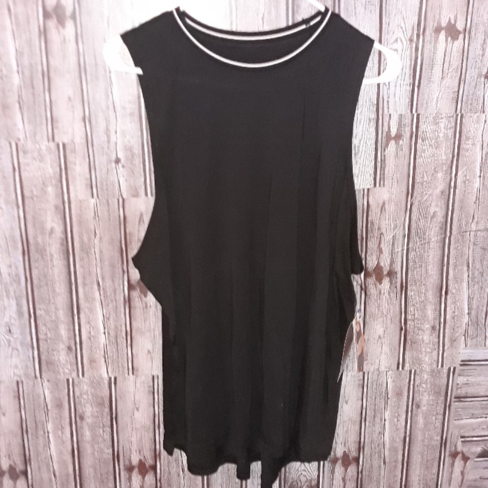 Avia black stretch tank top